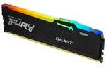 KINGSTON FURY Beast RGB schwarz DIMM 16GB, DDR5-6000, CL30-36-36, on-die ECC