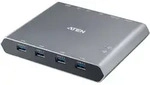 ATEN 2-Port USB-C 4K DisplayPort KVM Dock Switch 4