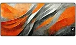 SHARKOON Skiller SGP30 XXL D6, Gaming Mouse Mat, grau/orange