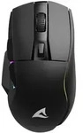 SHARKOON Skiller SGM50W mit Ladestation, schwarz, USB