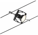 PAULMANN CorDuo Seilsystem Mac II Einzelspot GU5,3 max. 10W 12V Schwarz matt Chrom
