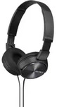 SONY MDRZX310APB Kopfh&ouml;rer mit Mikro schwarz