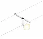 PAULMANN CorDuo Seilsystem Salt Einzelspot GU5,3 max. 10W 12V Wei&szlig; matt Chrom