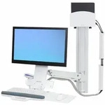 ERGOTRON StyleView&copy; Sit-Stand Combo System weiss fuer LCD bis 61cm 24 Zoll Tastatur