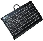 KEYSONIC KSK-3011ELC, schwarz, USB, DE