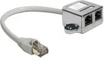 DELOCK RJ45 Port Doppler (f&uuml;r Betrieb 2 Stk. ben&ouml;tigt)
