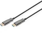 DIGITUS HDMI AOC Hybrid Glasfaser Anschlusskabel, Typ A St/St, 20m, UHD 4K@60Hz, CE,