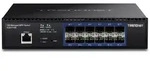 TRENDNET TL2 Desktop 10G Managed Switch, 12x SFP+