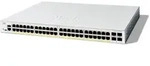 CISCO Catalyst 1300 Rackmount Gigabit Managed Switch, 48x RJ-45, 4x SFP, 375W PoE+