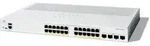 CISCO Catalyst 1300 Rackmount Gigabit Managed Stack Switch, 24x RJ-45, 4x SFP+, 