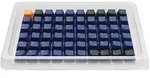 DUCKY Keycap Set PBT Triple-Shot, Horizon Cherry profile, blau/schwarz/gelb, 133