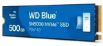WD Blue SN5000 NVMe SSD 500GB, M.2 2280 / M-Key / PCIe 4.0 x4