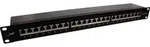 INLINE Patchfeld Cat,6A 24-fach, 48,26cm (19"), 1HE, schwarz RAL 9005