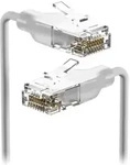 UBIQUITI UniFi Etherlighting Patchkabel, Cat6, RJ-45/RJ-45, 1m, wei&szlig;