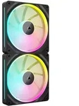 CORSAIR LX Series iCUE LX140 RGB Fan Starter Kit, schwarz, LED-Steuerung, 140mm,