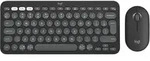LOGITECH Pebble 2 Combo schwarz/grau, Logi Bolt, USB/Bluetooth, US