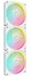 CORSAIR LX Series iCUE LX120 RGB Fan Starter Kit, wei&szlig;, LED-Steuerung, 120mm,