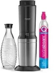 SODASTREAM CRYSTAL 3.0 Wassersprudler titan, Vorteilspack (3x Glaskar.