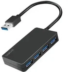 LOGILINK 4-Port Hub, 4x USB-A 3.0, USB-C 3.0 [Stecker]