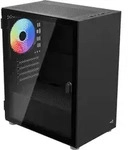 AEROCOOL CS-111 V1 Black, Glasfenster