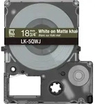 EPSON LK-5QWJ Beschriftungsband 18mm, weiss/khaki matt
