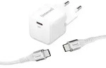 INTENSO Power Adapter W30C GaN inkl. USB-Kabel C315C Nylon 1,5m