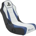 XROCKER Gaming Bodensessel PlayStation/2 Lautsprecher/wei&szlig;-blau