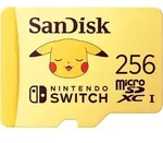 SANDISK Nintendo Switch R100/W90 microSDXC 256GB, UHS-I U3, Class 10