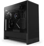 NZXT H5 Flow (2024), schwarz, Glasfenster