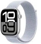 APPLE Watch Series 10 GPS 46mm Silver Aluminium Case with Blue Cloud Sport Loop