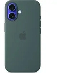 APPLE Silikon Case mit MagSafe f&uuml;r iPhone 16 seegr&uuml;n