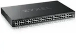 ZYXEL XGS2220 Rackmount Gigabit Managed Stack Switch, 50x RJ-45, 4x SFP+, 600W