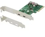 CONCEPTRONIC 2x USB-C 3.1, PCIe 3.0 x4