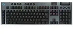 LOGITECH G915 X Lightspeed, schwarz, LEDs RGB, GL CLICKY, USB/Bluetooth, DE