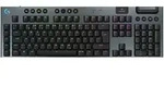 LOGITECH G915 X Lightspeed, schwarz, LEDs RGB, GL TACTILE, USB/Bluetooth, ND