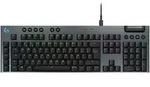 LOGITECH G915 X, schwarz, LEDs RGB, GL TACTILE, USB, ES