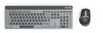 HAMA Multi-Device-Tastatur-Maus-Set "WKM-750", kabellos LED, Schwarz, QWERTZ DE