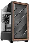 ANTEC Flux, schwarz/braun, Glasfenster