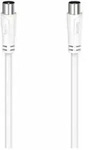HAMA Antennen-Kabel, Koax-Stecker - Koax-Kupplung, 1,5m