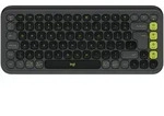LOGITECH POP Icon Keys, Graphite & Green, Logi Bolt, USB/Bluetooth, US