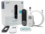 ARLO Video Doorbell Gen2 2K, inkl. Chime, Video-T&uuml;rklingel