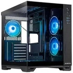 CHIEFTEC Visio, schwarz, Glasfenster