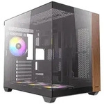 ANTEC CX800 Wood ARGB, schwarz/braun, Glasfenster