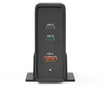 HAMA Universal-USB-C-Ladestation GaN 3 Ports Power Delivery (PD) 5-28V/140W schwarz