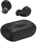 HAMA Bluetooth -Kopfh&ouml;rer "Passion Chop", TWS, In-Ear Wireless Charging, Schwarz