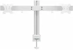 INLINE Aluminium Monitor-Tischhalterung, 2 Monitore, bis 32"