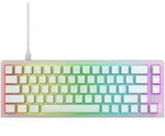 CHERRY Xtrfy K5V2 Compact, Transparent White, LEDs RGB, hot-swap, MX2A RGB RED, USB,