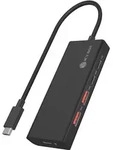 ICY BOX IB-HUB1436-CPD USB-Hub schwarz