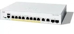 CISCO Catalyst 1300 Rackmount Gigabit Managed Switch, 8x RJ-45, 2x RJ-45/SFP, 67W
