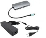I-TEC Metal Nano Dock, inkl. Netzteil, USB PD 100W, USB-C 3.0 [Stecker]
